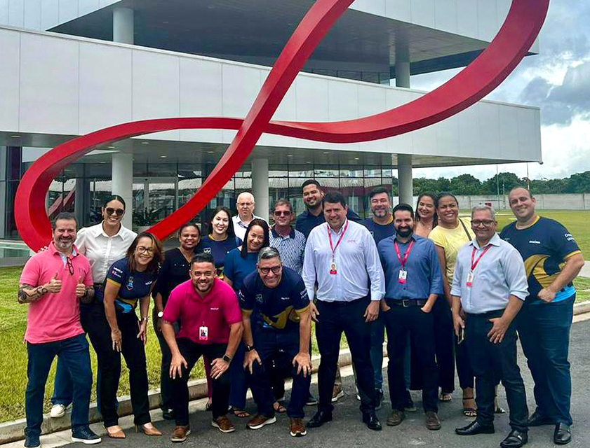 Fortalecendo parcerias: visita à fábrica do Laboratório Aché